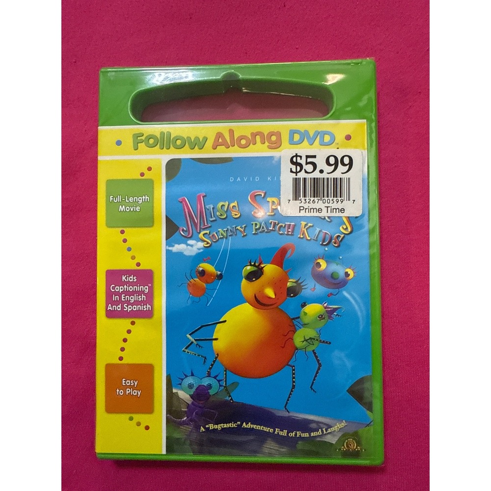 Miss‎ Spider Sunny Patch Kids Follow Along DVD Movie Captioning English Spanish